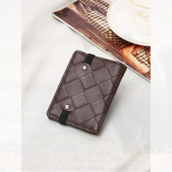 Other - New Men Braided Embossed Small Wallet 165